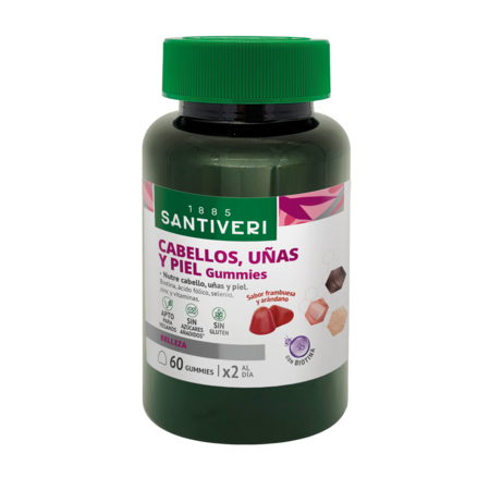 CABELLO, UÑAS Y PIEL 60 GUMMIES