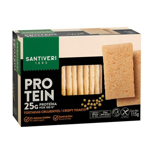 TOSTADAS CRUJIENTES PROTEIN 25g