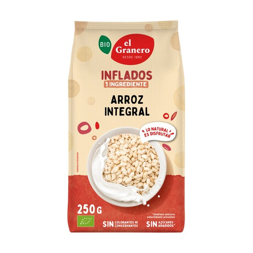 ARROZ INTEGRAL INFLADO 250g