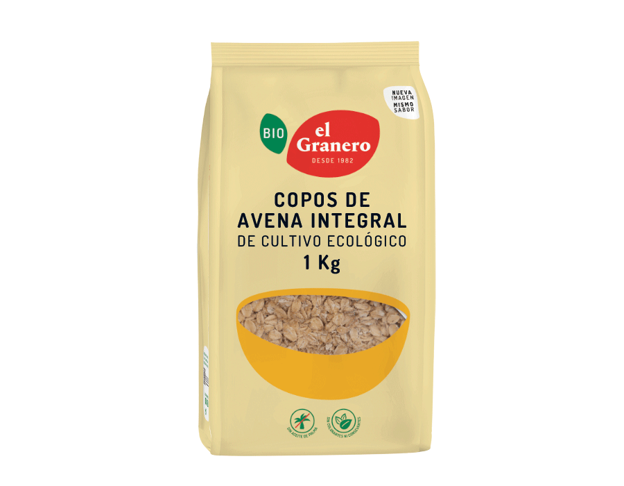 COPOS GRUESOS DE AVENA INTEGRAL 1kg