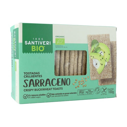 TOSTADAS CRUJIENTES SARRACENO 100g