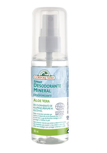 Deo Spray Mineral Antibacteriano Potassium Alum y Aloe Vera