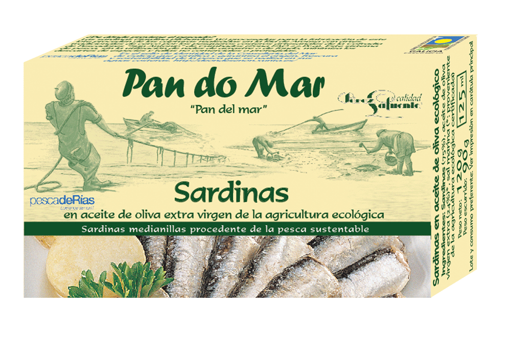 SARDINAS EN  ACEITE DE OLIVA VIRGEN EXTRA 120g