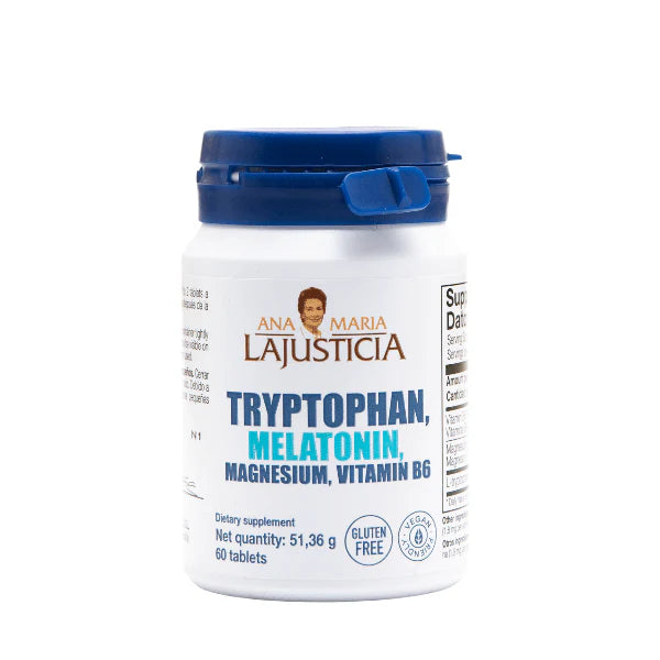 TRIPTÓFANO CON MELATONINA+MAGNESIO Y VIT. B6 60 COMPRIMIDOS