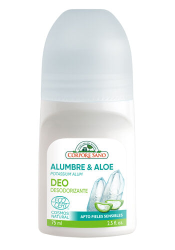 Deo roll-on mineral Protector Potassium Alum y Aloe Vera