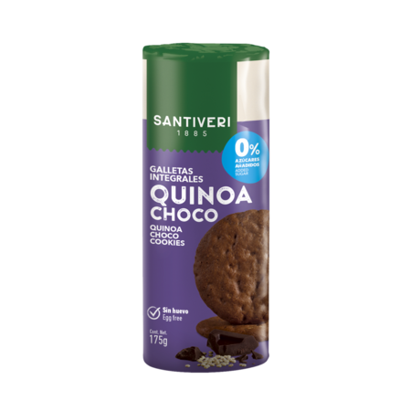 GALLETAS INTEGRALES QUINOA CHOCO 175g