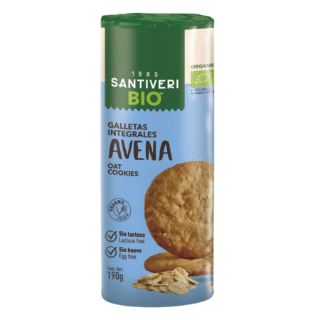 GALLETAS DE AVENA INTEGRALES 190g