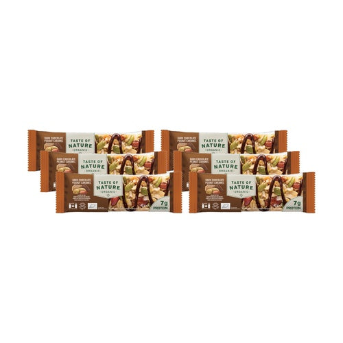 BARRITA DE CARAMELO DE CACAHUETE Y CHOCOLATE 7g PROTEINA