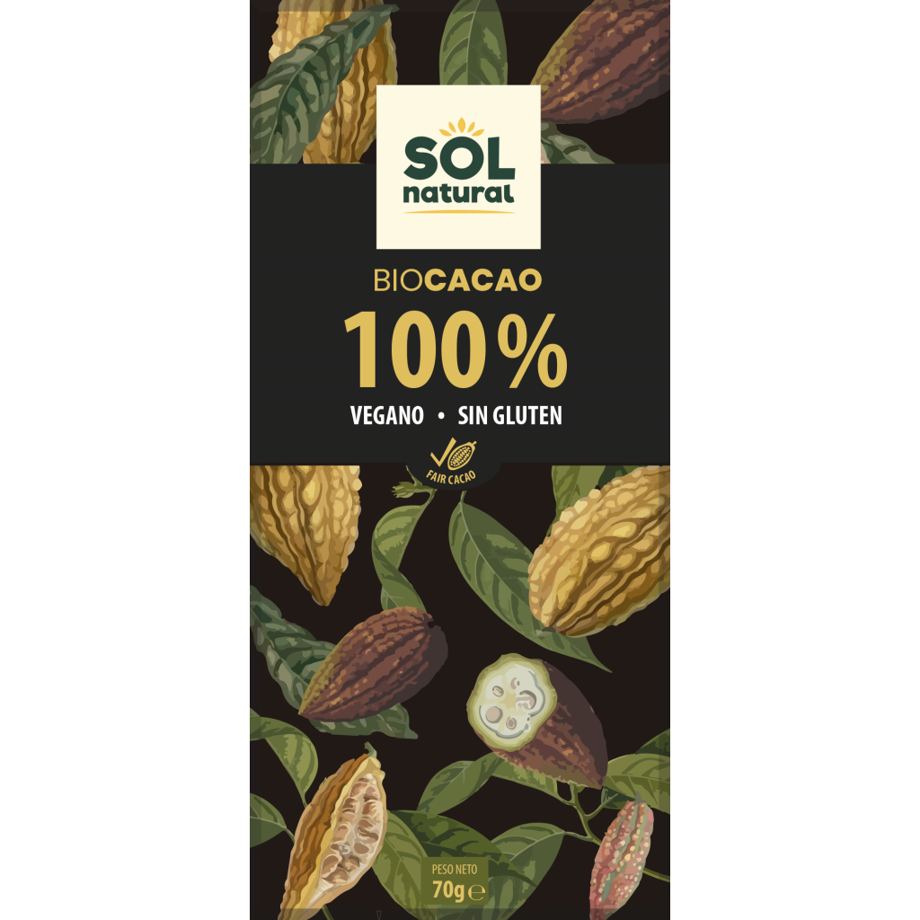 TABLETA CHOCOLATE PURO 100%
