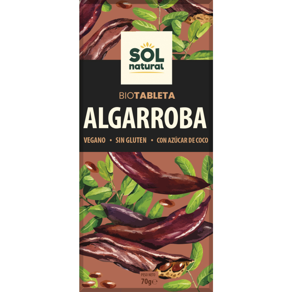TABLETA DE ALGARROBA BIO