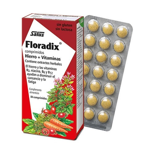 FLORADIX HIERRO Y VITAMINAS 84 COMPRIMIDOS