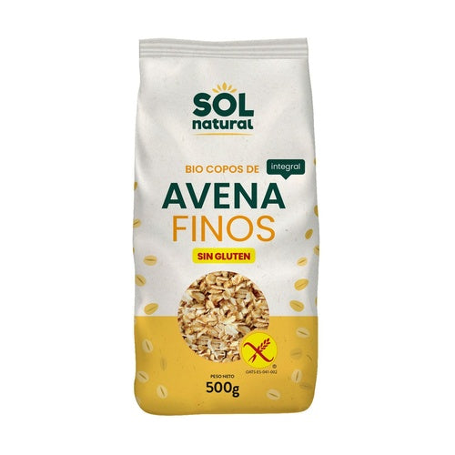 COPOS DE AVENA SIN GLUTEN BIO 500G