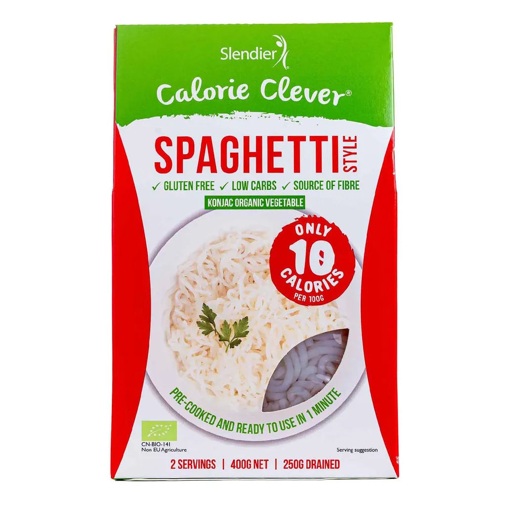 ESPAGUETI PASTA DE KONJAC O SHIRATAKI ESTILO FETUCHINI 400GR SLENDIER