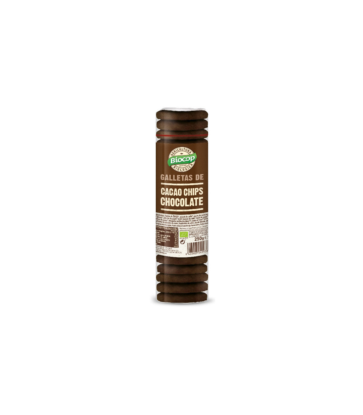 Galleta cacao con chips de chocolate Biocop 250 g