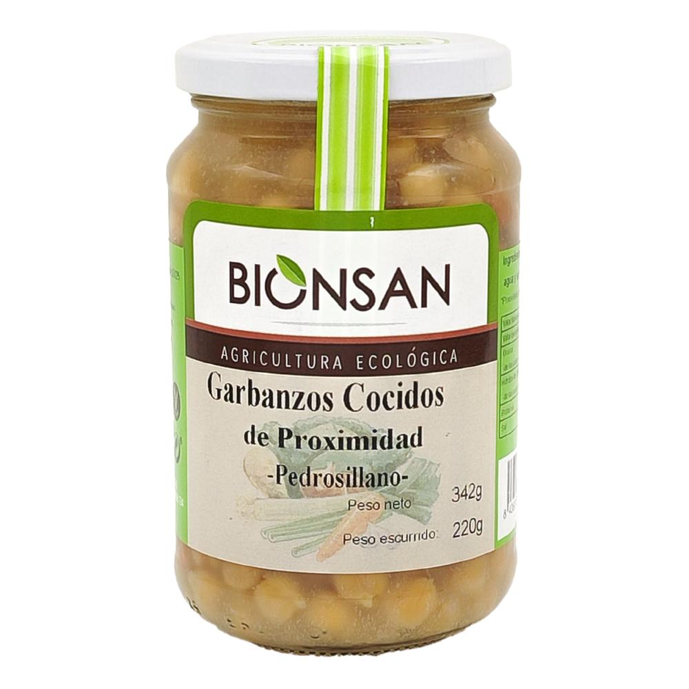 GARBANZOS COCIDOS ECO 220gr