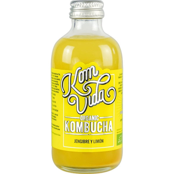 KOMVIDA KOMBUCHA LIMON Y JENGIBRE 250ml