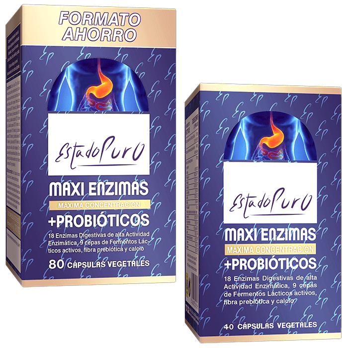 MAXI ENZIMAS + PROBIÓTICOS 40 CÁPSULAS