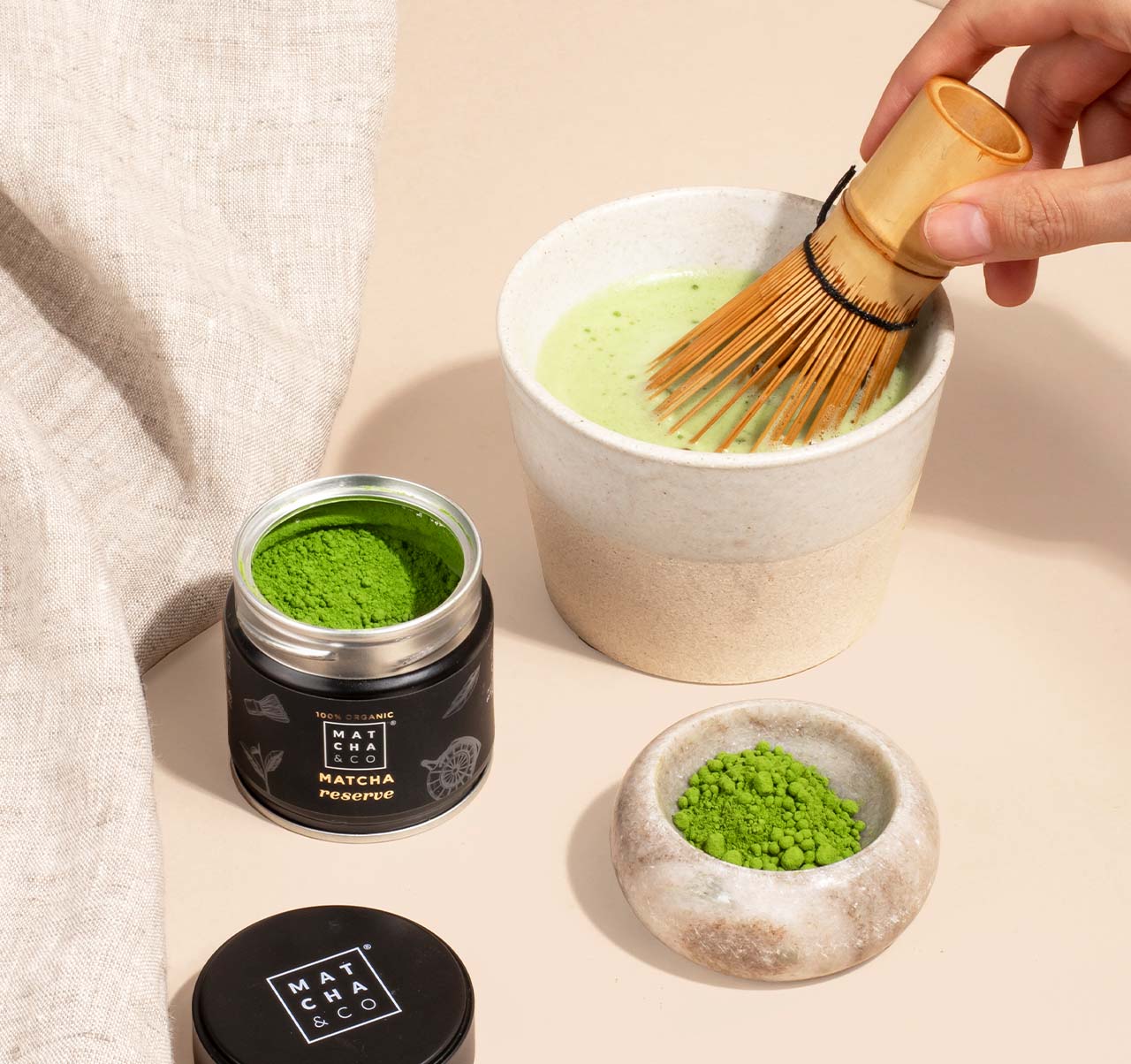 BATIDOR DE BAMBÚ MATCHA