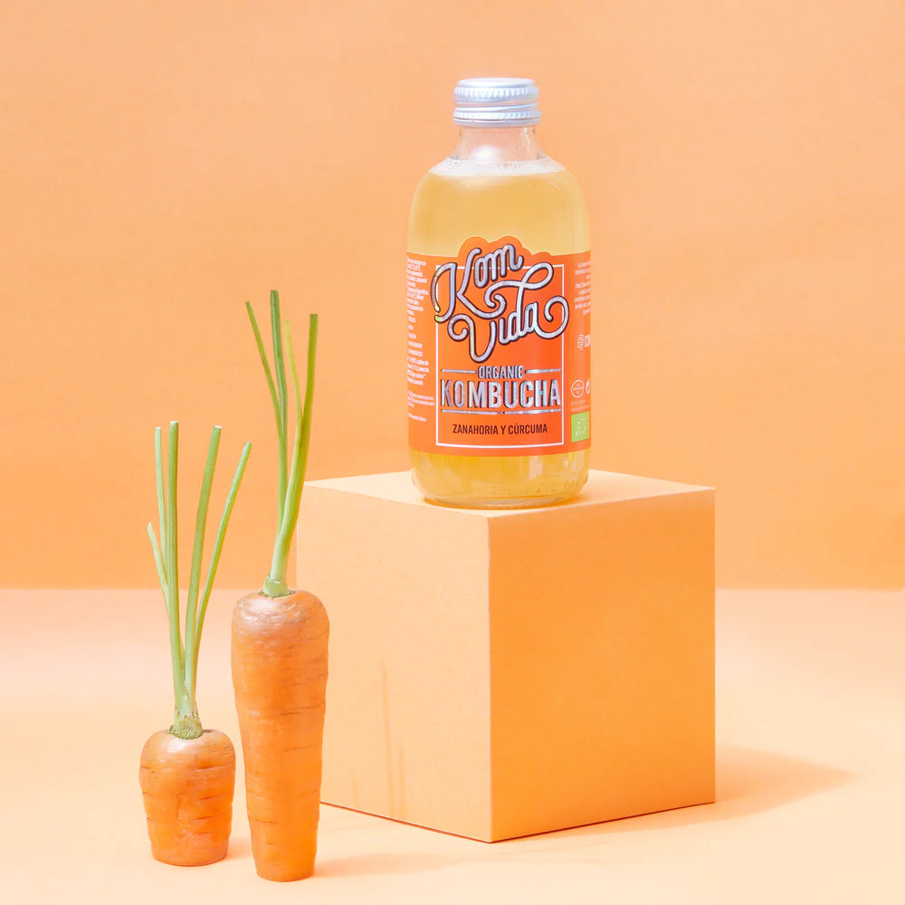 KOMBUCHA ZANAHORIA Y CÚRCUMA 250ml