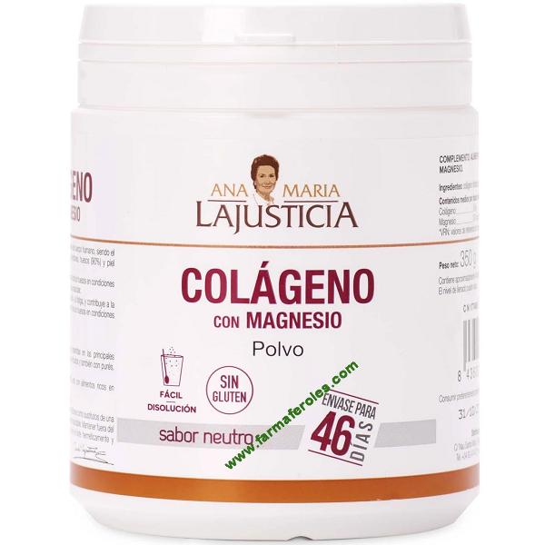 COLÁGENO CON MAGNESIO Y VITAMINA C POLVO SABOR FRESA