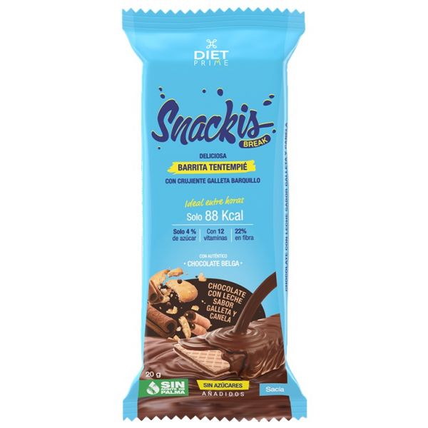 SNACKIS CANELA CHOCOLATE CON LECHE