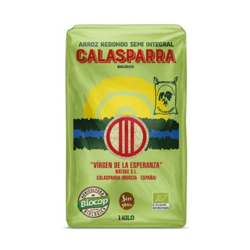 ARROZ REDONDO SEMINTEGRAL CALASPARRA 1kg