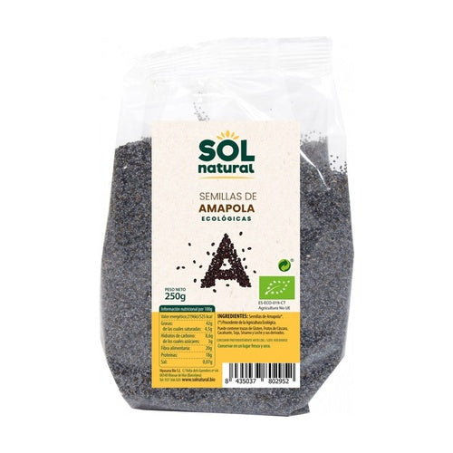 SEMILLAS DE AMAPOLA ECOLÓGICAS 250g