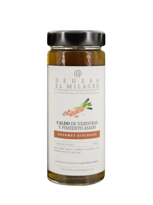 Caldo de verduras y pimiento asado 550ml