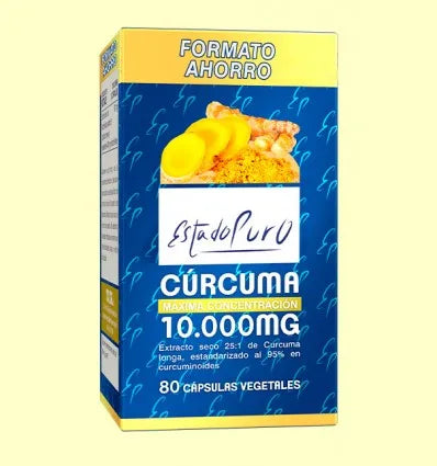 CÚRCUMA 10000mg 80 CÁPSULAS FORMATO AHORRO