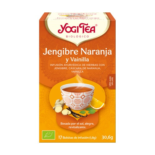 JENGIBRE NARANJA Y VAINILLA 17 BOLSITAS