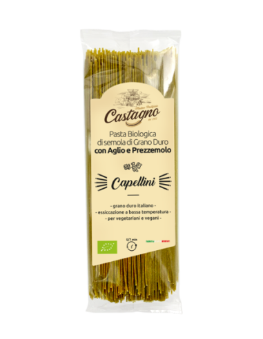 ESPAGUETIS DE SÉMOLA DE TRIGO DURO CON AJO Y PEREJIL 500g