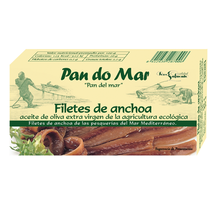 FILETES DE ANCHOA EN ACEITE DE OLIVA VIRGEN EXTRA 50g