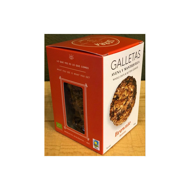 GALLETAS AVENA Y MANTEQUILLA BROWNIE 180g