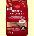 PROTEIN MINI COOKIES TRIGO SARRACENO CON ALMENDRAS Y SÉSAMO, 130grs