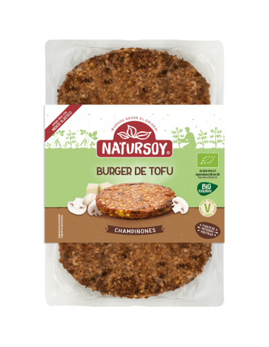 BURGER DE TOFU CON CHAMPIÑONES 160grs