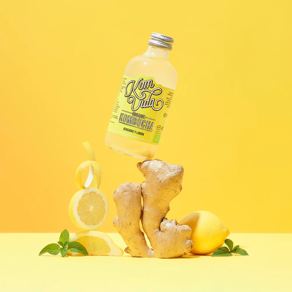 KOMBUCHA JENGIBRE Y LIMÓN 250ml