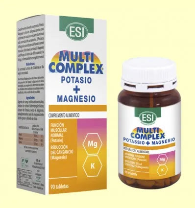 MULTICOMPLEX POTASIO+MAGNESIO 90 TABLETAS