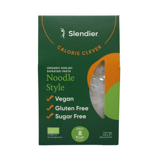 NOODLE PASTA DE KONJAC O SHIRATAKI ESTILO FIDEO 400GR SLENDIER