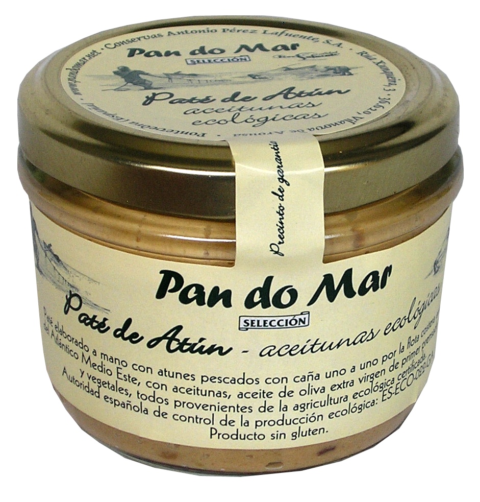 PATÉ DE ATÚN-ACEITUNAS ECOLÓGICAS 125g
