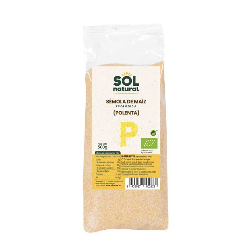 SÉMOLA DE MAÍZ POLENTA 500g